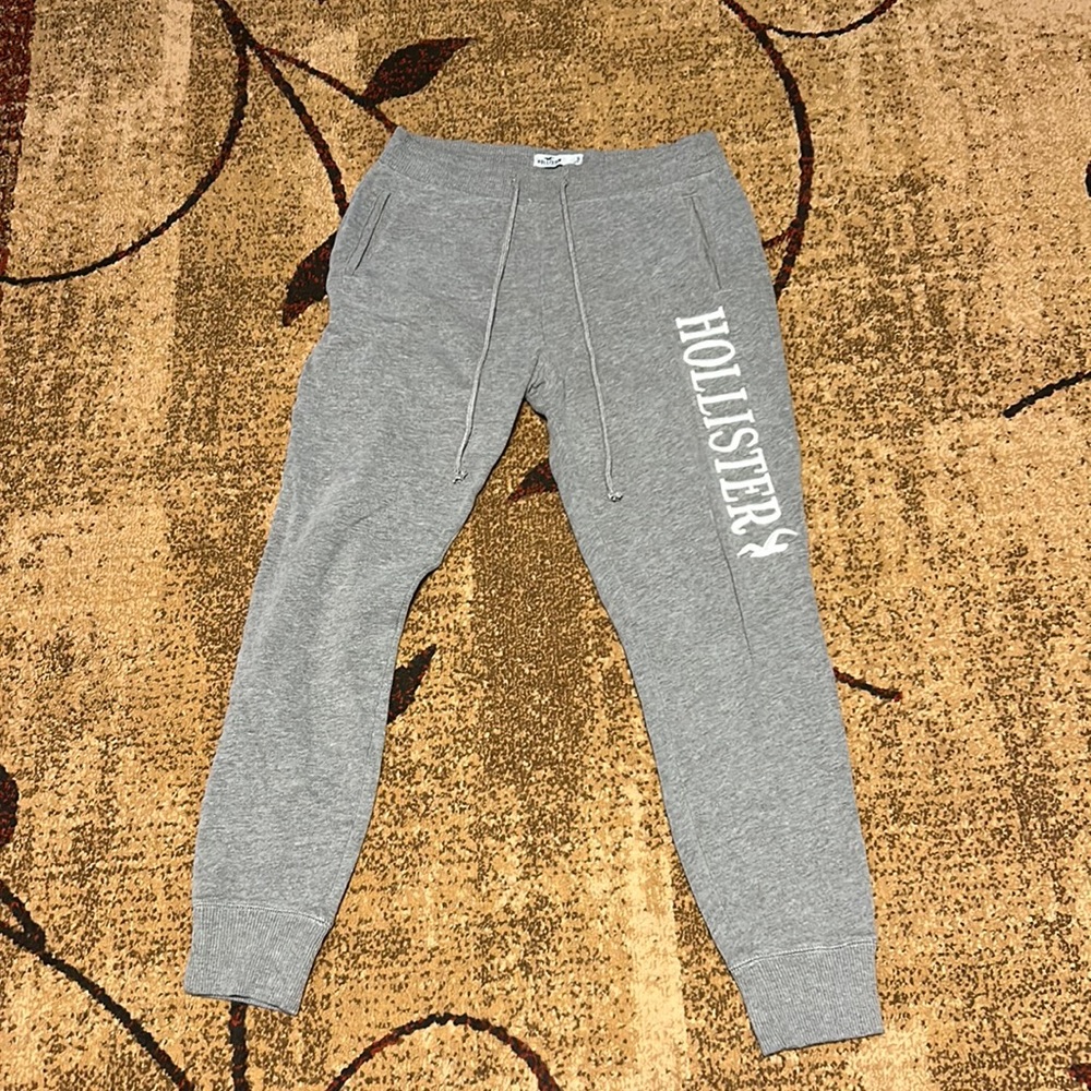 Hollister California Gray Sweatpants, Size Small